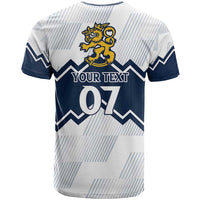 Suomi Ice Hockey Custom T Shirt Scandinavian Mountains Inspired