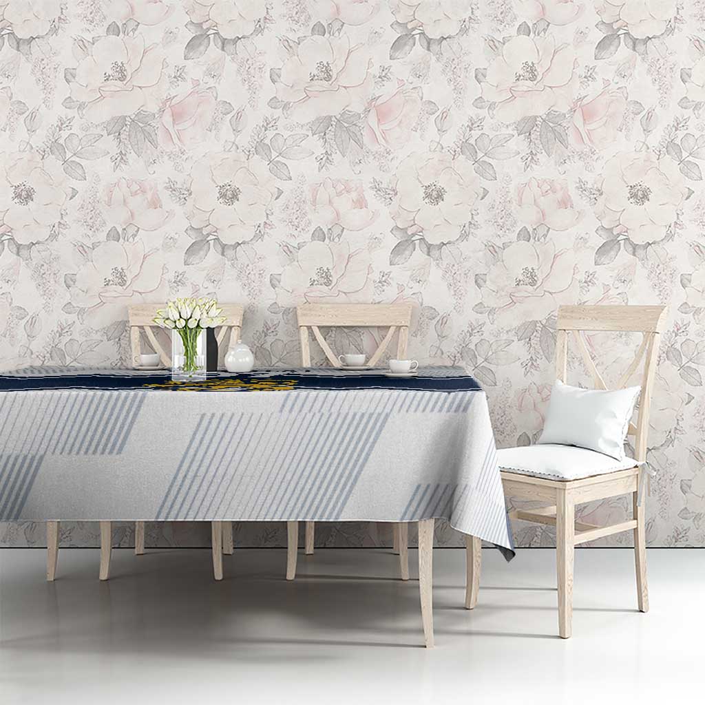 Suomi Ice Hockey Custom Tablecloth Scandinavian Mountains Inspired