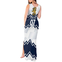 Suomi Ice Hockey Custom Tank Maxi Dress Scandinavian Mountains Inspired