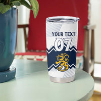 Suomi Ice Hockey Custom Tumbler Cup Scandinavian Mountains Inspired