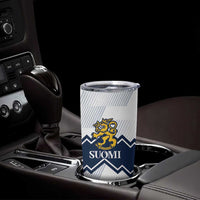 Suomi Ice Hockey Custom Tumbler Cup Scandinavian Mountains Inspired