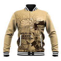 Gulf Of Mexico Vintage Map Est.1550 Baseball Jacket