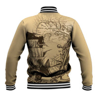 Gulf Of Mexico Vintage Map Est.1550 Baseball Jacket