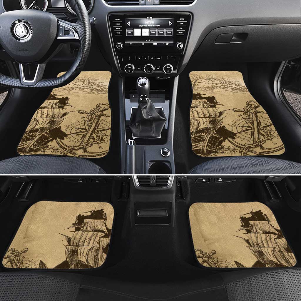 Gulf Of Mexico Vintage Map Est.1550 Car Mats