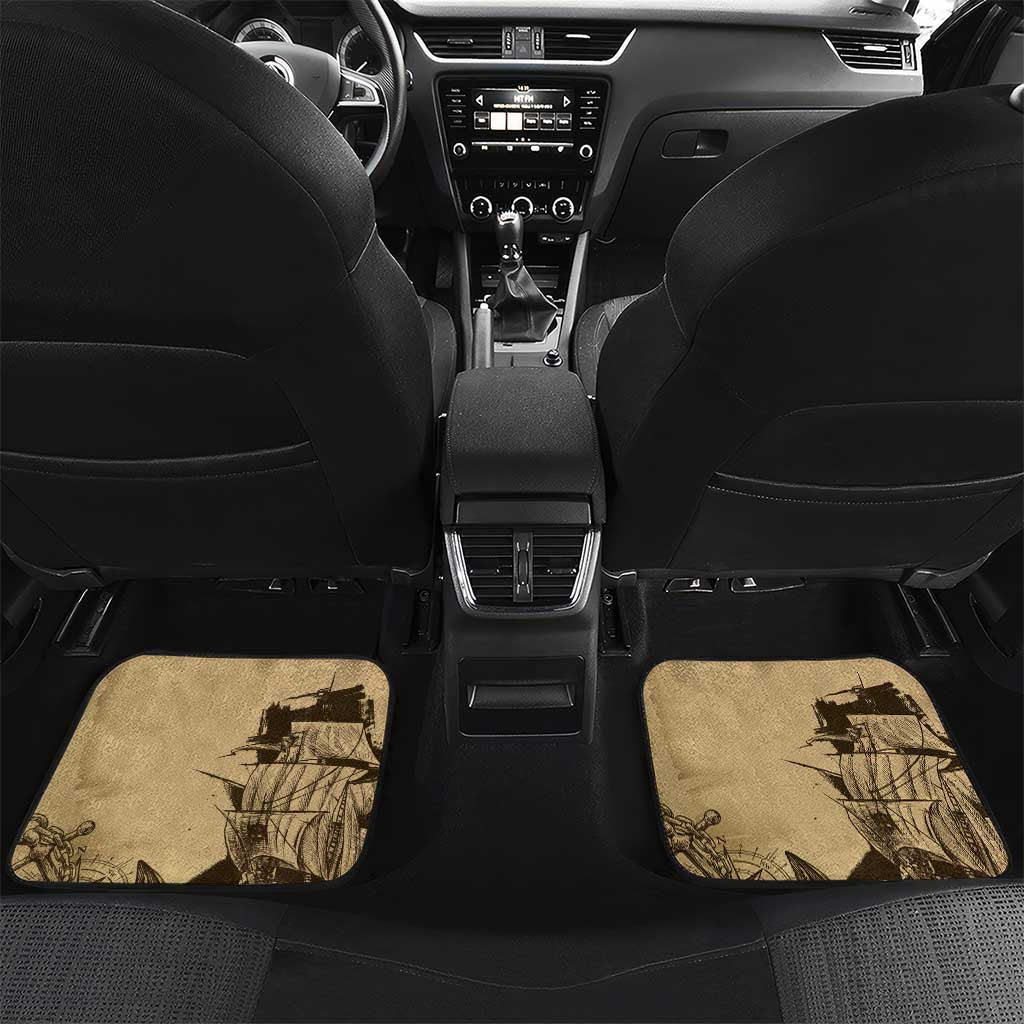 Gulf Of Mexico Vintage Map Est.1550 Car Mats