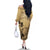 Gulf Of Mexico Vintage Map Est.1550 Family Matching Off The Shoulder Long Sleeve Dress and Hawaiian Shirt