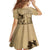 Gulf Of Mexico Vintage Map Est.1550 Family Matching Off Shoulder Short Dress and Hawaiian Shirt