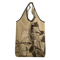 Gulf Of Mexico Vintage Map Est.1550 Grocery Bag