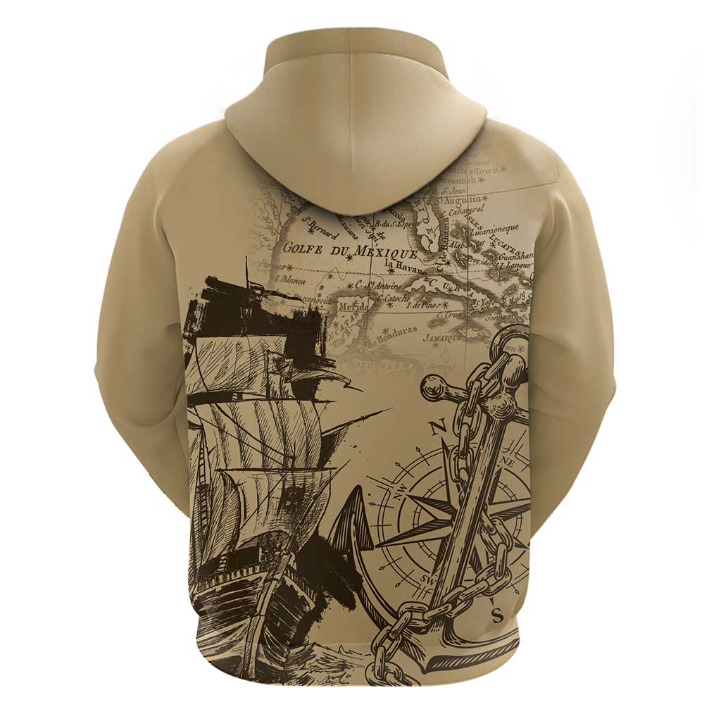 Gulf Of Mexico Vintage Map Est.1550 Hoodie