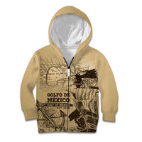 Gulf Of Mexico Vintage Map Est.1550 Kid Hoodie
