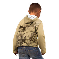 Gulf Of Mexico Vintage Map Est.1550 Kid Hoodie