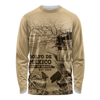 Gulf Of Mexico Vintage Map Est.1550 Long Sleeve Shirt