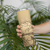 Gulf Of Mexico Vintage Map Est.1550 Skinny Tumbler