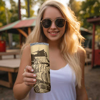 Gulf Of Mexico Vintage Map Est.1550 Skinny Tumbler