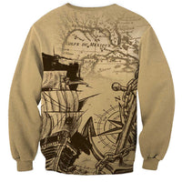 Gulf Of Mexico Vintage Map Est.1550 Sweatshirt