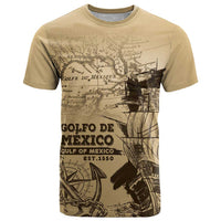 Gulf Of Mexico Vintage Map Est.1550 T Shirt