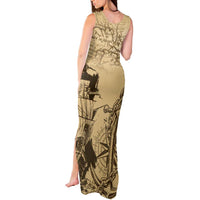 Gulf Of Mexico Vintage Map Est.1550 Tank Maxi Dress