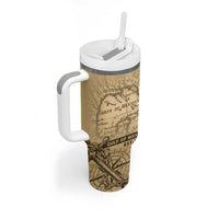 Gulf Of Mexico Vintage Map Est.1550 Tumbler With Handle