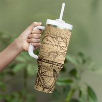 Gulf Of Mexico Vintage Map Est.1550 Tumbler With Handle