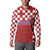 Croatia Football 2025 Custom Button Sweatshirt Red Hrvatska Kockasti - Pula Arena