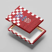 Croatia Football 2025 Custom Canvas Wall Art Red Hrvatska Kockasti - Pula Arena