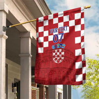 Croatia Football 2025 Custom Garden Flag Red Hrvatska Kockasti - Pula Arena
