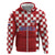 Croatia Football 2025 Custom Hoodie Red Hrvatska Kockasti - Pula Arena