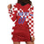 Croatia Football 2025 Custom Hoodie Dress Red Hrvatska Kockasti - Pula Arena