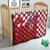 Croatia Football 2025 Custom Quilt Red Hrvatska Kockasti - Pula Arena