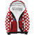 Croatia Football 2025 Custom Sherpa Hoodie Red Hrvatska Kockasti - Pula Arena