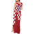 Croatia Football 2025 Custom Tank Maxi Dress Red Hrvatska Kockasti - Pula Arena