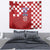 Croatia Football 2025 Custom Tapestry Red Hrvatska Kockasti - Pula Arena
