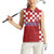 Croatia Football 2025 Custom Women Sleeveless Polo Shirt Red Hrvatska Kockasti - Pula Arena