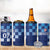 Croatia Football 2025 Custom 4 in 1 Can Cooler Tumbler Blue Hrvatska Kockasti - Pula Arena