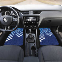 Croatia Football 2025 Custom Car Mats Blue Hrvatska Kockasti - Pula Arena