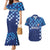 Croatia Football 2025 Custom Couples Matching Mermaid Dress and Hawaiian Shirt Blue Hrvatska Kockasti - Pula Arena