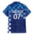 Croatia Football 2025 Custom Family Matching Mermaid Dress and Hawaiian Shirt Blue Hrvatska Kockasti - Pula Arena