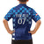 Croatia Football 2025 Custom Family Matching Off Shoulder Maxi Dress and Hawaiian Shirt Blue Hrvatska Kockasti - Pula Arena