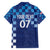 Croatia Football 2025 Custom Family Matching Off Shoulder Maxi Dress and Hawaiian Shirt Blue Hrvatska Kockasti - Pula Arena