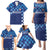 Croatia Football 2025 Custom Family Matching Puletasi and Hawaiian Shirt Blue Hrvatska Kockasti - Pula Arena