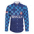 Croatia Football 2025 Custom Family Matching Summer Maxi Dress and Hawaiian Shirt Blue Hrvatska Kockasti - Pula Arena