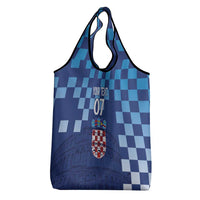 Croatia Football 2025 Custom Grocery Bag Blue Hrvatska Kockasti - Pula Arena
