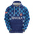 Croatia Football 2025 Custom Hoodie Blue Hrvatska Kockasti - Pula Arena