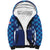 Croatia Football 2025 Custom Sherpa Hoodie Blue Hrvatska Kockasti - Pula Arena
