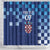 Croatia Football 2025 Custom Shower Curtain Blue Hrvatska Kockasti - Pula Arena
