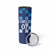 Croatia Football 2025 Custom Skinny Tumbler Blue Hrvatska Kockasti - Pula Arena