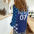 Croatia Football 2025 Custom Women Casual Shirt Blue Hrvatska Kockasti - Pula Arena