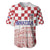 Croatia Football 2025 Custom Baseball Jersey White Hrvatska Kockasti - Pula Arena