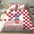 Croatia Football 2025 Custom Bedding Set White Hrvatska Kockasti - Pula Arena