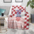 Croatia Football 2025 Custom Blanket White Hrvatska Kockasti - Pula Arena